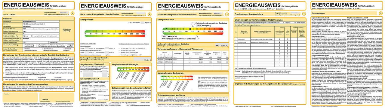 Pflicht seit 2012: Energieausweis