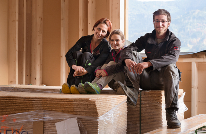 Tirol: Ein Holzhaus im Eigenbau