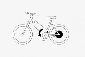 Grafik eines Fahrrads