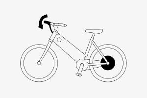 Grafik eines Fahrrads