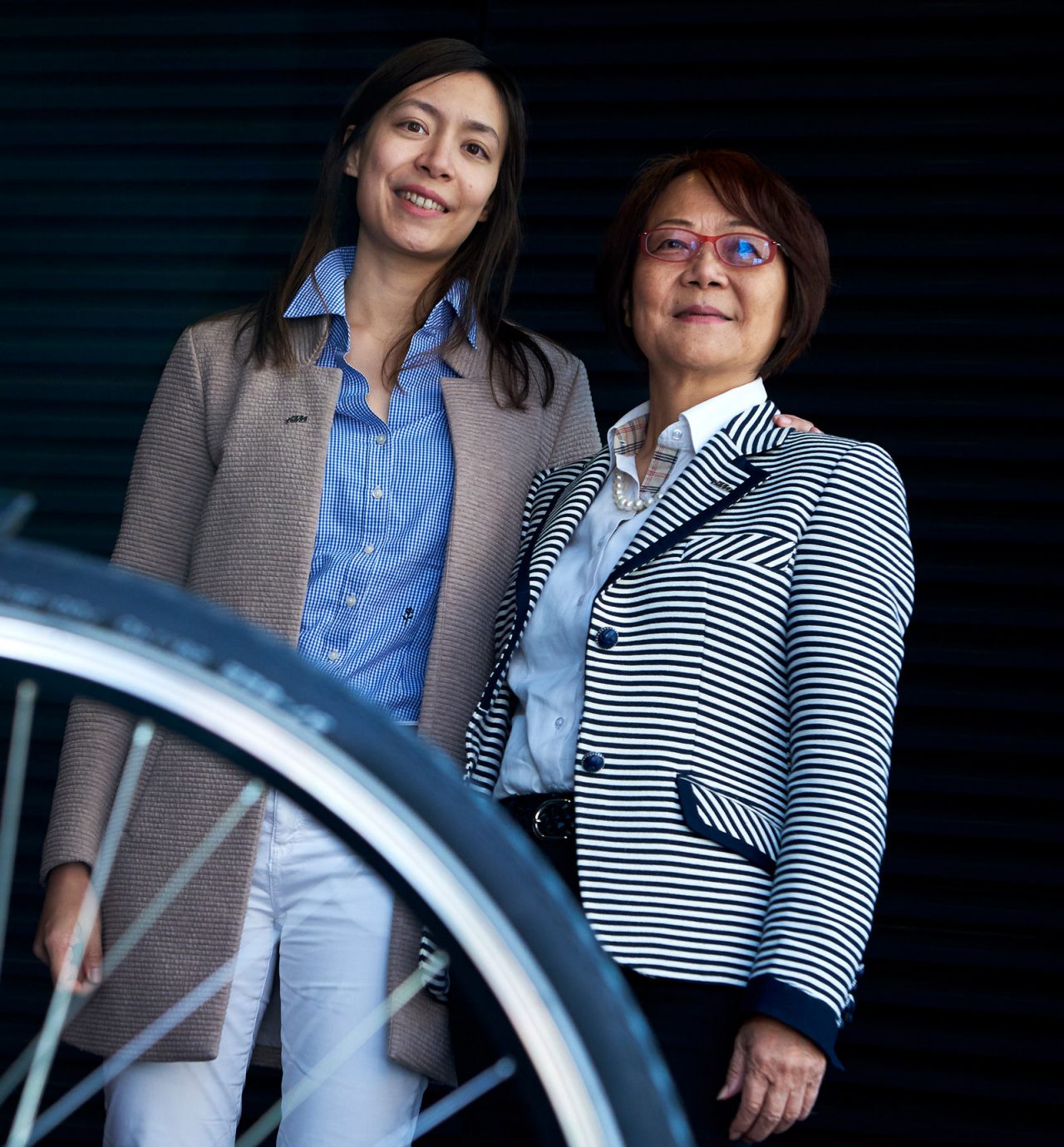 Carol Fong-Mei Urkauf-Chen mit Tochter Johanna